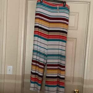 NWT NY&Co Wide Leg Striped Palazzo Pants